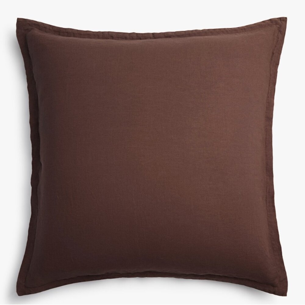 Parachute Raisin Linen Euro Sham (used once)